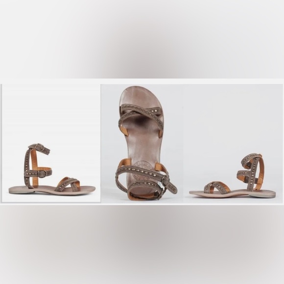 FIORENTINI + BAKER Strappy Studded Leather Sandle, Size 37, Like New Condition - Picture 8 of 9